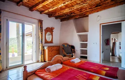 Weiteres Schlafzimmer der Finca Casa Key West auf Ibiza